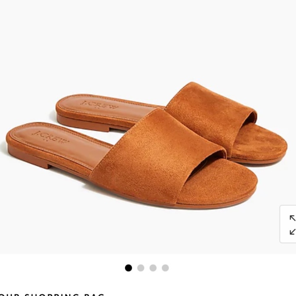 J Crew One-strap slide sandals Size 9